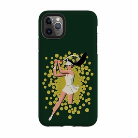 iPhone Tough Case - Tennis Burst Slim Profile Premium Surface Finish