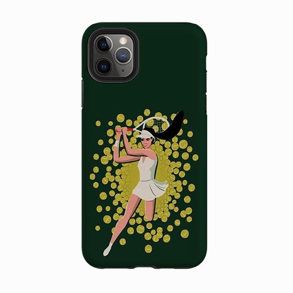 iPhone Tough Case - Tennis Burst Slim Profile Premium Surface Finish