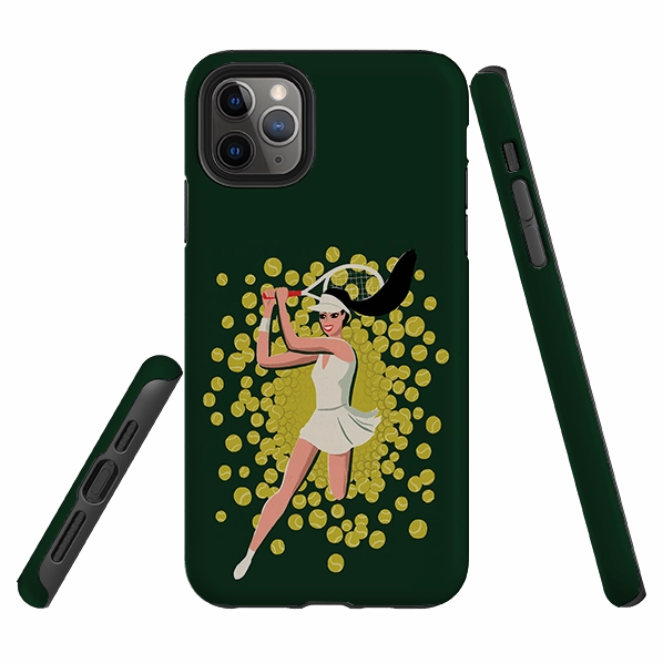 iPhone Tough Case - Tennis Burst custom design