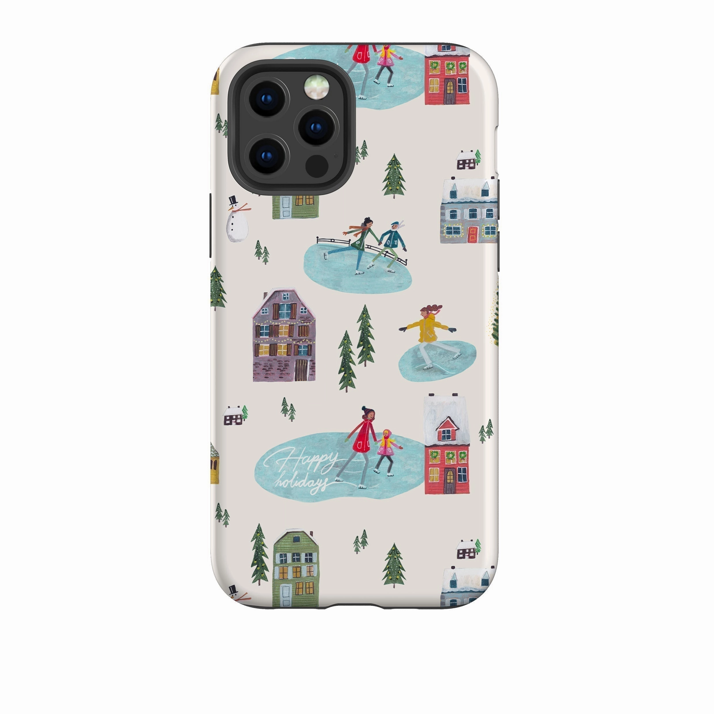 Subtle Touch iPhone Tough Case - Happy Holidays By Caroline Bonne Muller