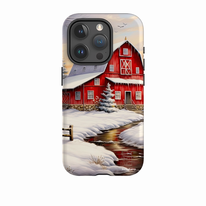 Soft Surface Creative Form iPhone Tough Case - Winter Barn