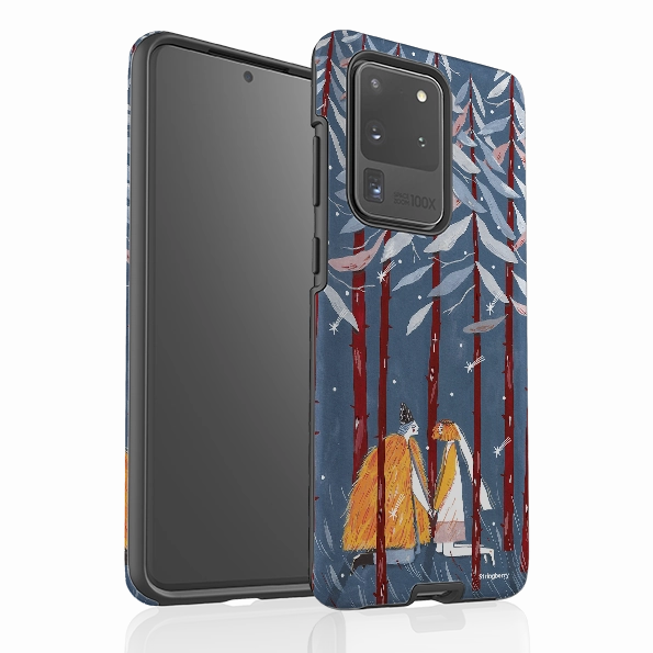 Frosted Finish Samsung Tough Case - The Fir Church By Madalina Andronic