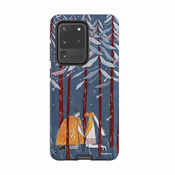 Sleek Texture Durable Edge Layer Samsung Tough Case - The Fir Church By Madalina Andronic