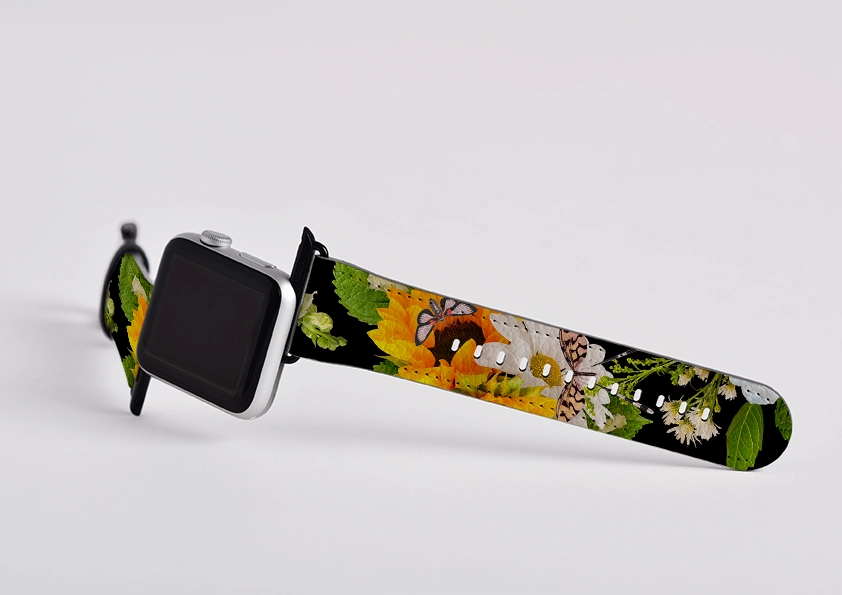 Sunlife Black Apple Watch Strap Durable Strap