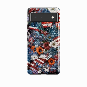 Google Tough Case -  US Floral II Protective Fit
