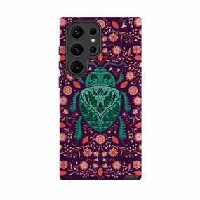 Samsung Tough Case - Beetle By Jenny Zemanek Flexible Pattern Sleek Appearance