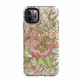 iPhone Tough Case - Bee Life Non Slip Surface