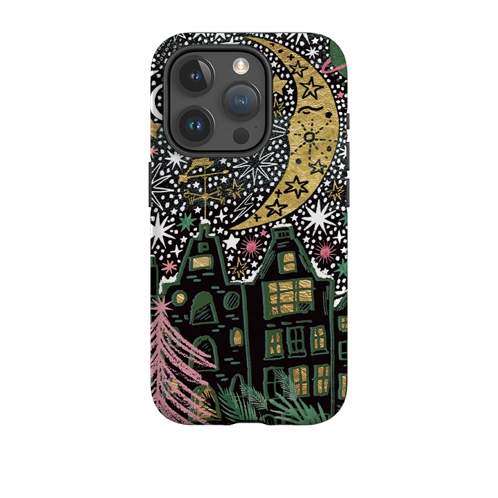 iPhone Tough Case - Night Before Xmas II By Emma Frances Grant Shock Absorbing