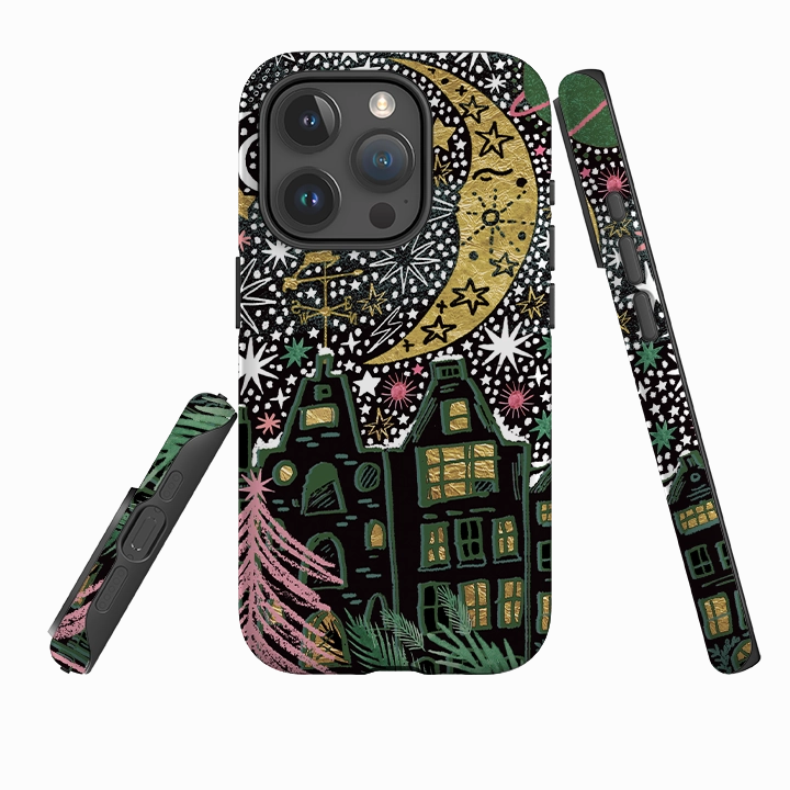 iPhone Tough Case - Night Before Xmas II By Emma Frances Grant Strong Shell
