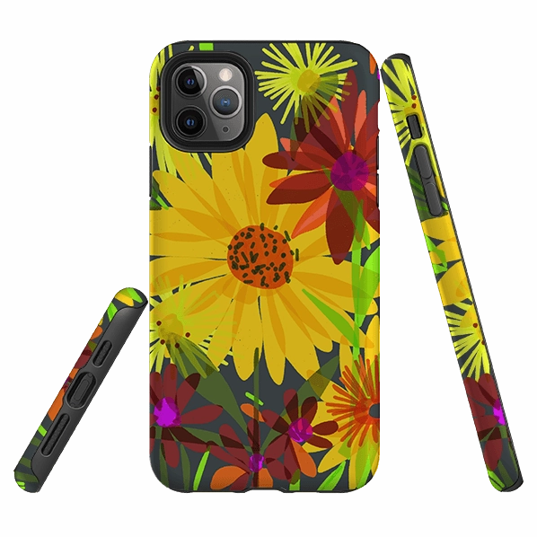 soft look iPhone Tough Case - Sunflowers By Sarah Campbell