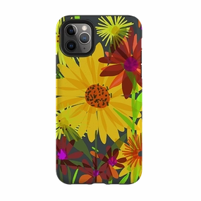 Lightweight Shell iPhone Tough Case - Sunflowers By Sarah Campbell