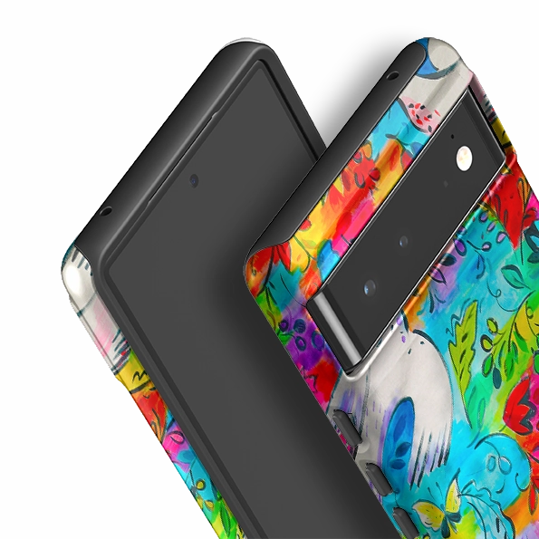 Durable Texture Google Tough Case -  Flying Doves By Sarah Campbell