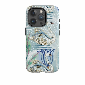 iPhone Tough Case - Seven Swans III By Emma Frances Grant Rugged Design Ergonomic Shape