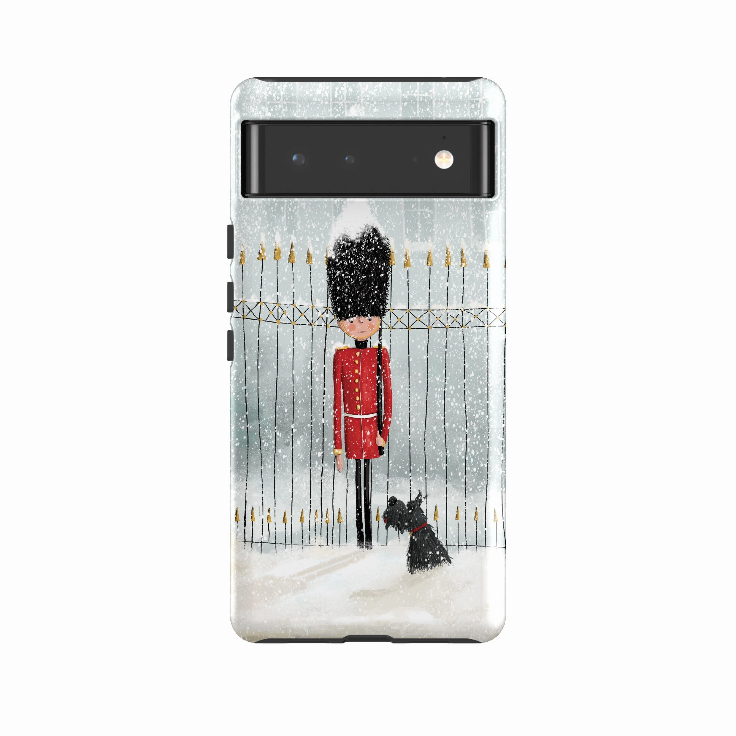 Google Tough Case -  London In Snow By Maja Lindberg metal frame Light Frame