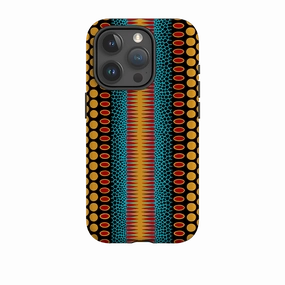 Transparent Look Protective Form Texture iPhone Tough Case - Tropical  Spot Vertical By Cressida Bell