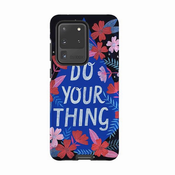 Samsung Tough Case - Do Your Thing By Lee Foster Wilson Trendy Detailing Glossy Look