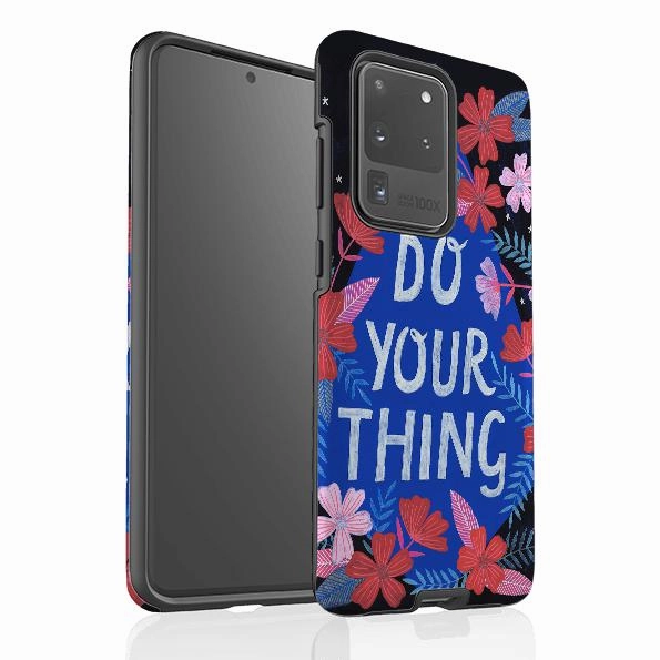 Samsung Tough Case - Do Your Thing By Lee Foster Wilson Minimalist Aesthetic Hybrid Form