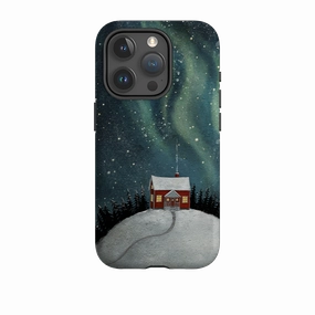 iPhone Tough Case - Northern Light By Maja Lindberg Rugged Pattern Design Creative Texture