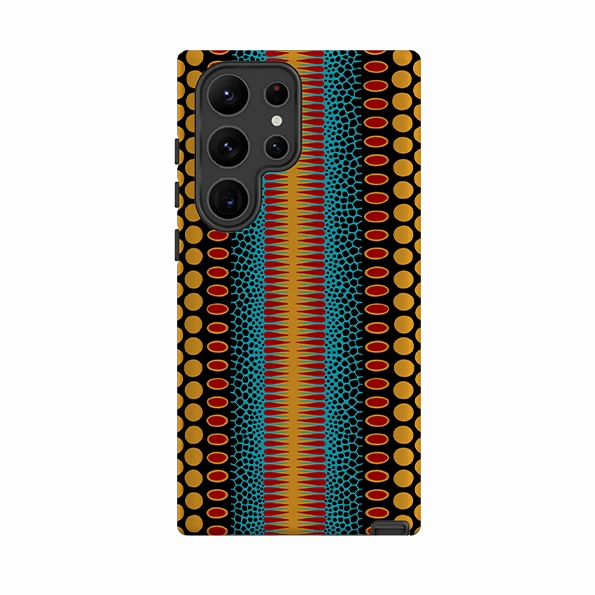 Samsung Tough Case - Tropical Spot Vertical By Cressida Bell Minimal Surface Layer Smart Accessory