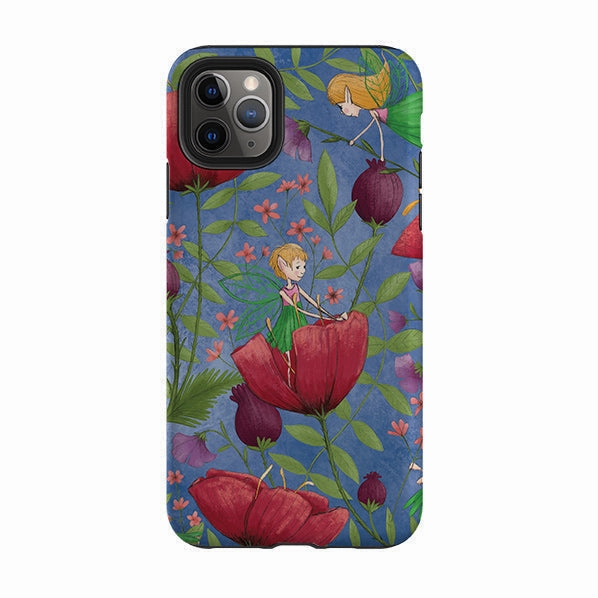 Elegant Accent iPhone Tough Case - Fairies And Flowers By Maja Lindberg