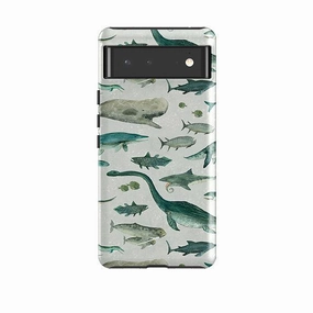 Sleek Build Google Tough Case -  Ancient Oceans By Katherine Quinn