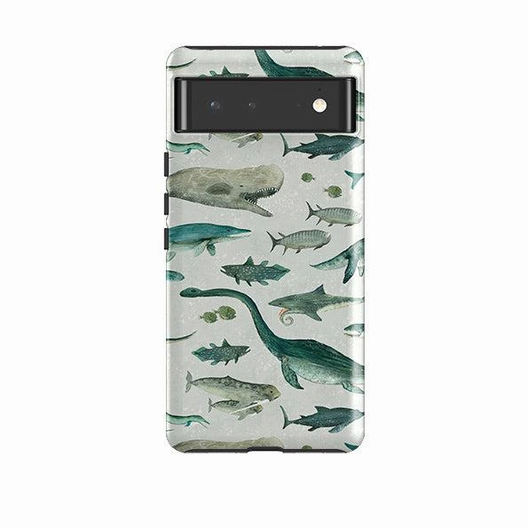 Sleek Build Google Tough Case -  Ancient Oceans By Katherine Quinn