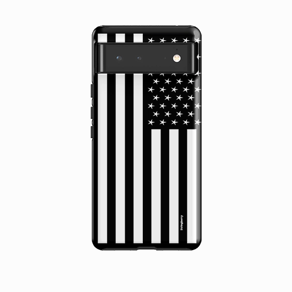 Compact Texture Strong Outline Google Tough Case -  US Flag