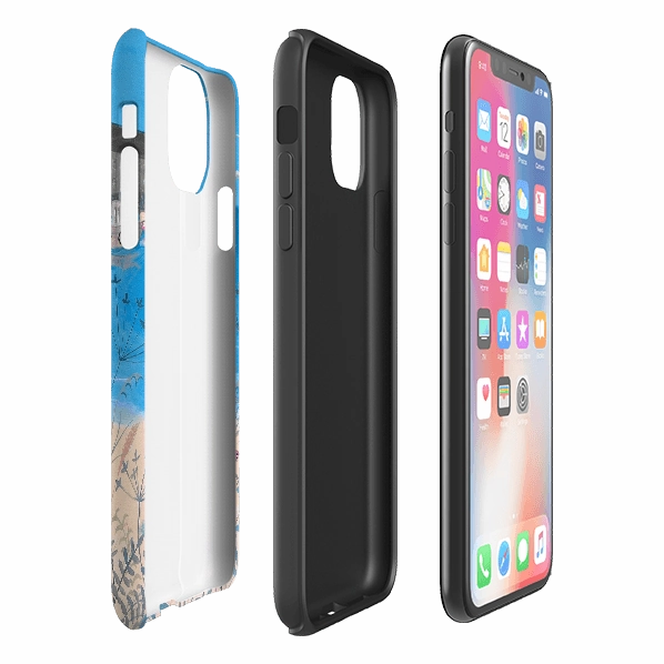 Soft Feelings Compact Protection iPhone Tough Case - Seaside Dog By Mary Stubberfield