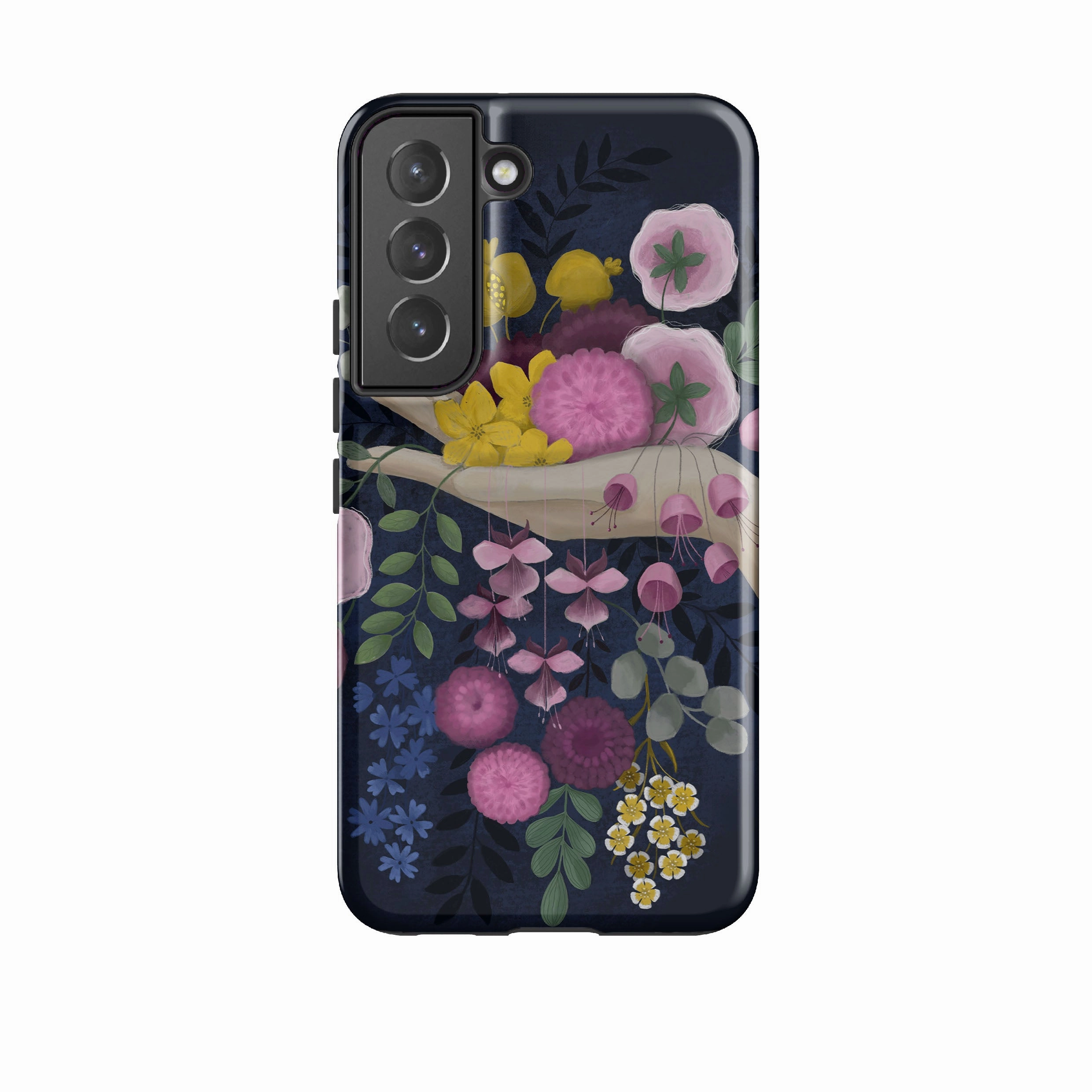 Samsung Tough Case - Flower Hand By Bex Parkin Colorful Finish Precision Cutouts