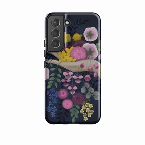 Samsung Tough Case - Flower Hand By Bex Parkin Shock absorption