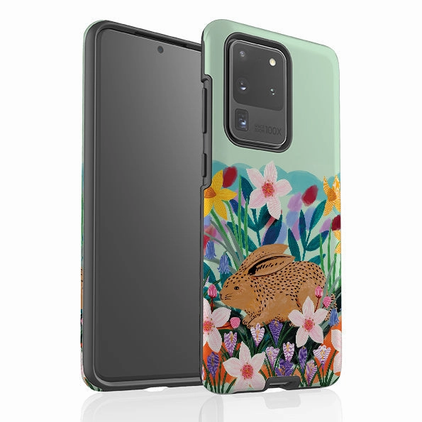 Samsung Tough Case - Spring Bunny By Lee Foster Wilson Shock Proof