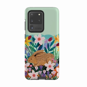 Samsung Tough Case - Spring Bunny By Lee Foster Wilson Classic Frame Frosted Finish