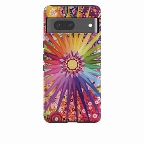 Artistic Print Minimal Feel Google Tough  Case - Floral Sunshine I By Ali Brookes