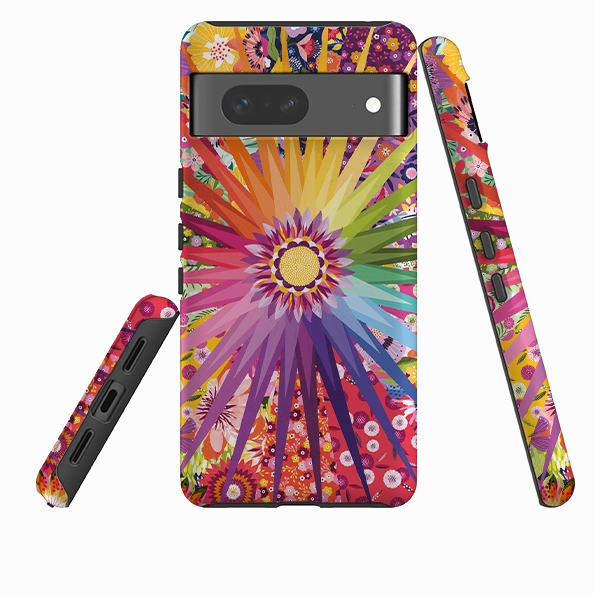 Google Tough  Case - Floral Sunshine I By Ali Brookes High gloss