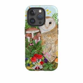 iPhone Tough Case - Owl Garden By Bex Parkin Modern Style Soft Frame
