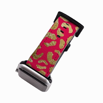 Red Brush Apple Watch Strap Active Performance Modern Look Style