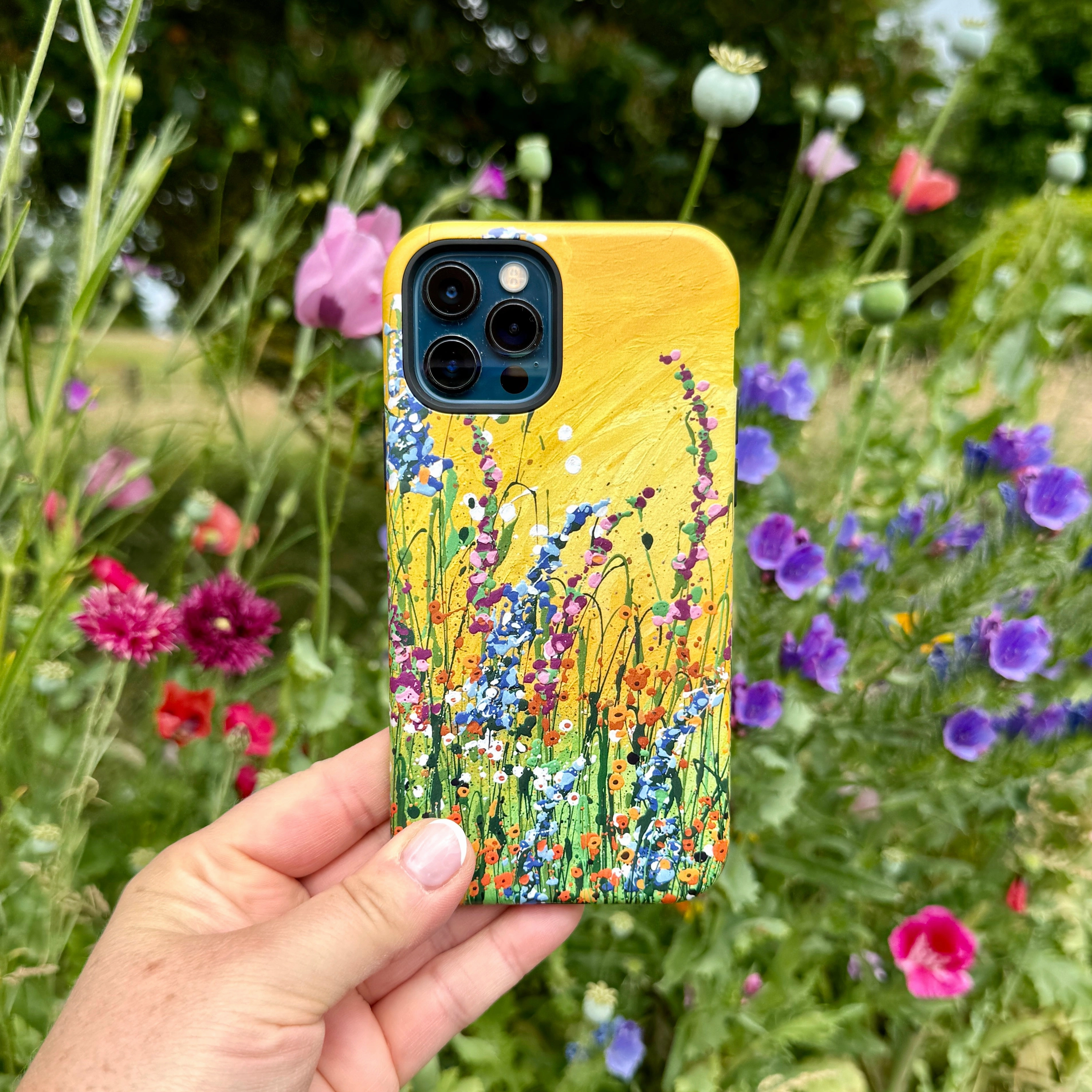 iPhone Tough Case - Summer Paradise By Linda Calvert Jacobson Smooth Pattern Design Vivid Finish