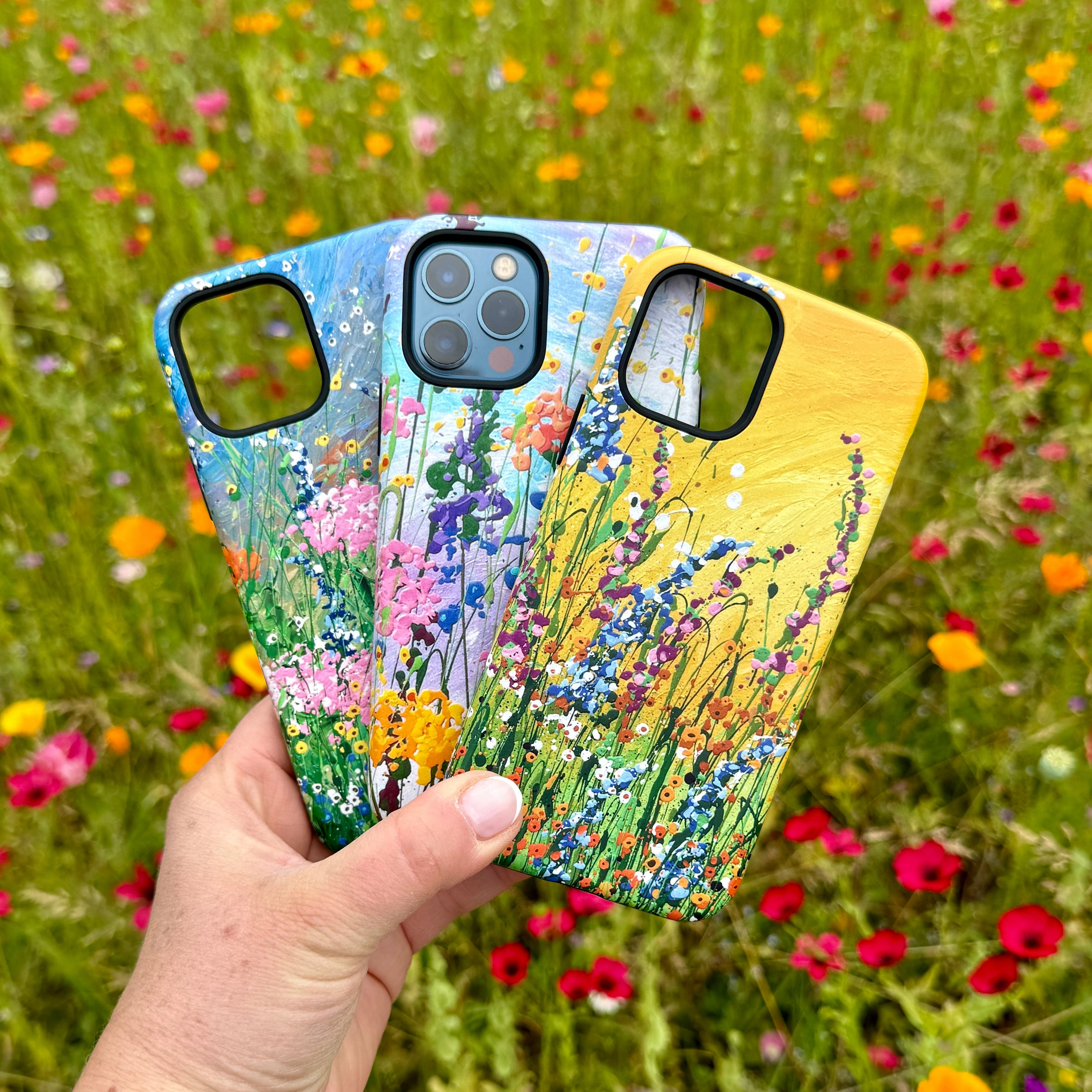 iPhone Tough Case - Summer Paradise By Linda Calvert Jacobson Color Gradient Compact Texture Layer