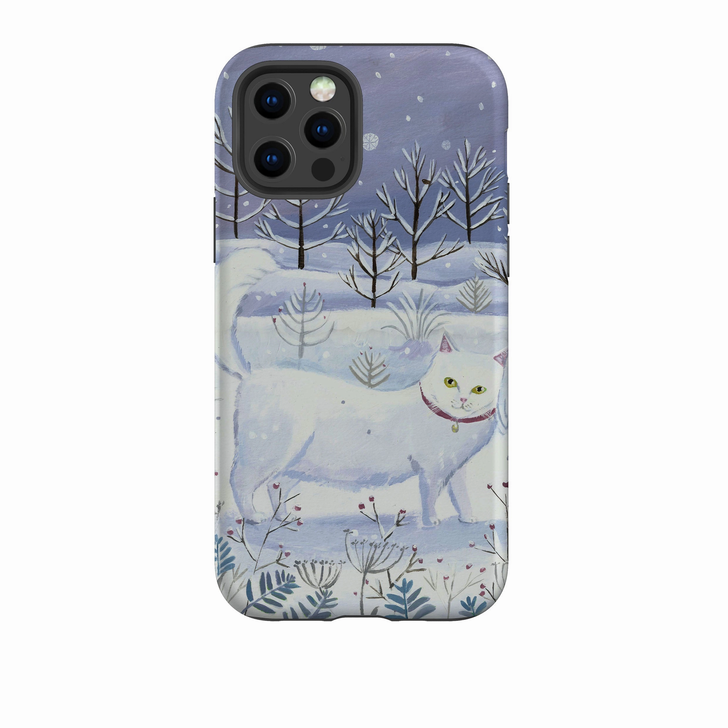 Gift Choice iPhone Tough Case - White Cat By Mary Stubberfield