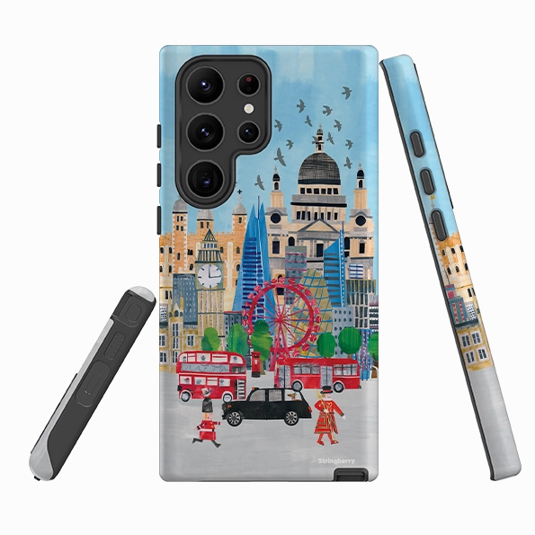 Samsung Tough Case - Spring In London By Tracey English Reusable Material