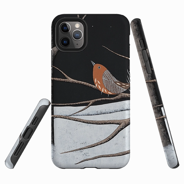 iPhone Tough Case - In The Depths Of Winter By Natasha Newton Shock Frame Anti glare