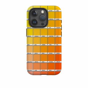 Unisex Design iPhone Tough Case - Yellow Chromology By Kitty Joseph
