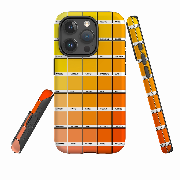 Everyday Carry iPhone Tough Case - Yellow Chromology By Kitty Joseph