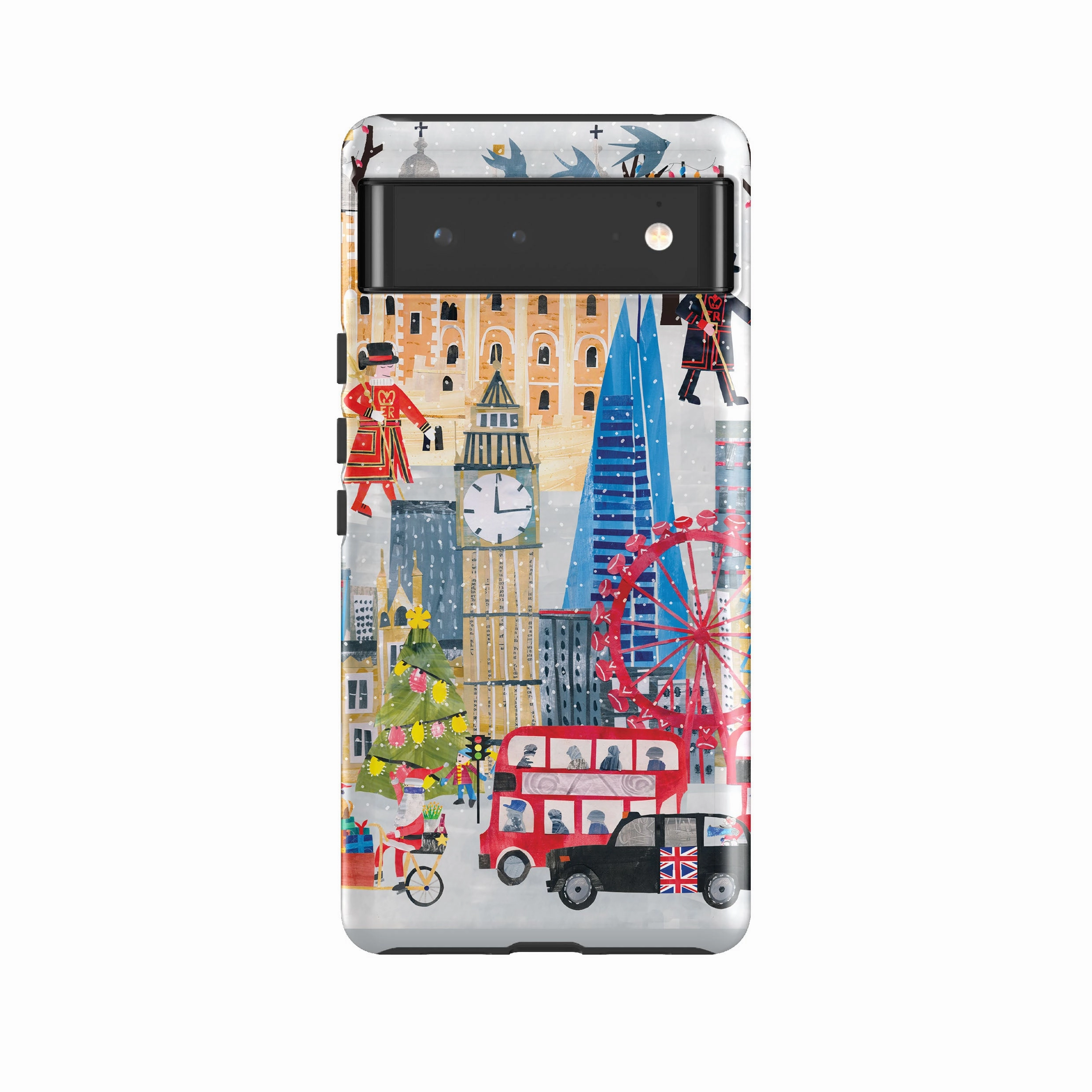 Google Tough Case -  Christmas In London By Tracey English Sporty Appeal 3D Effect