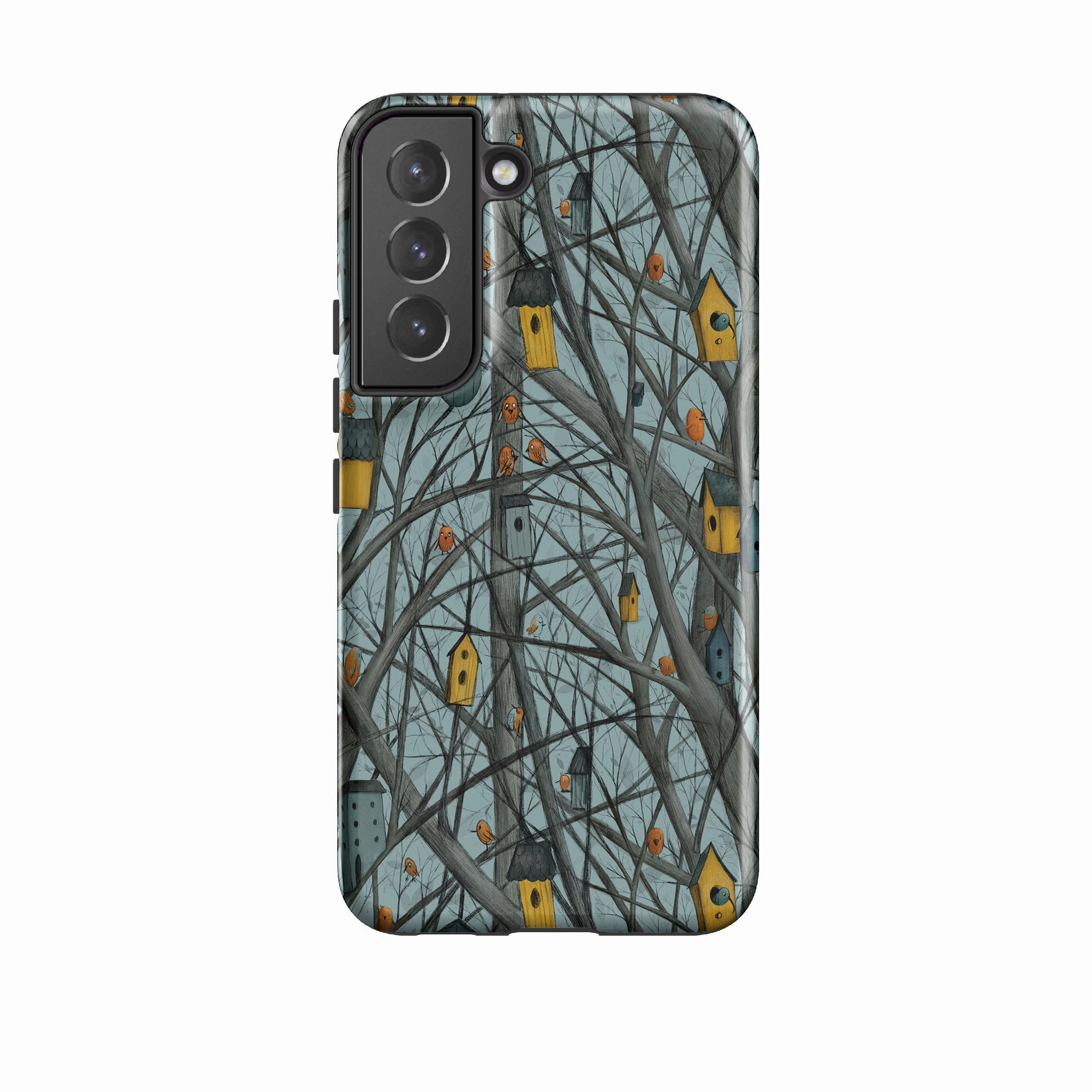 Minimal Shield Soft Edging Samsung Tough Case - Bird Nest By Maja Lindberg