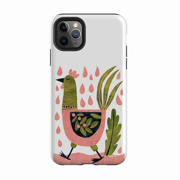Grip Texture iPhone Tough Case - Folk Chick By Tracey English