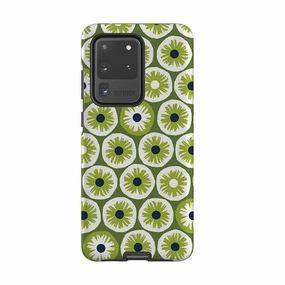 Samsung Tough Case - Penny Flowers Green By Ali Brookes Stylish Choice