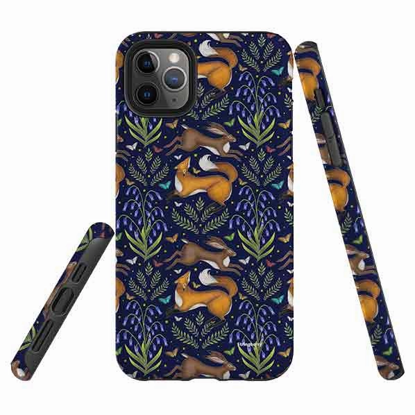 iPhone Tough Case - Fox And Hare By Catherine Rowe Hybrid Surface Layer