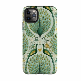 Vivid Detail Stylish Look iPhone Tough Case - Peacock Pattern By Maja Lindberg
