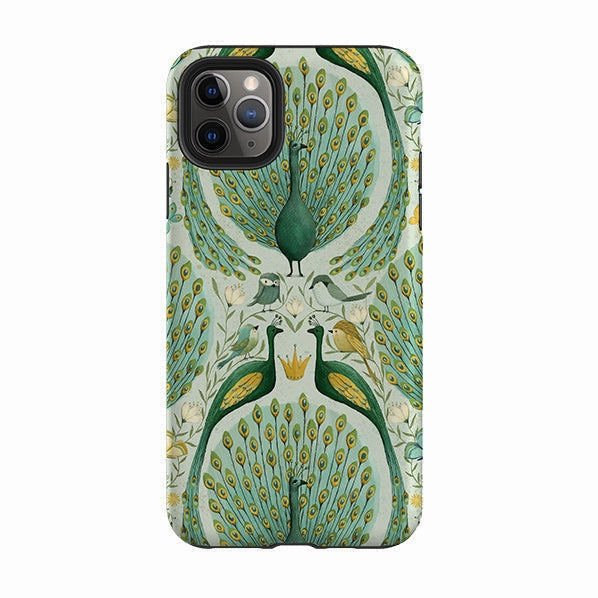 Vivid Detail Stylish Look iPhone Tough Case - Peacock Pattern By Maja Lindberg